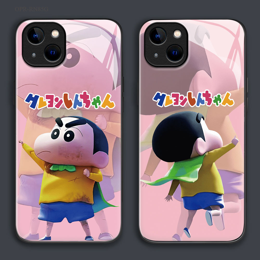 OPPO Reno 8 8Z 7 7Z 6Z 6 5 4 2F F11 F9 F7 F5 Pro Youth 4G 5G เคสออปโป้ Hat Boy Glass Case BL