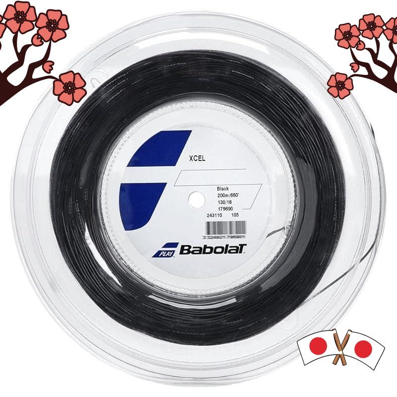 [From JAPAN]Babolat Tennis Gut String XCEL Excel 200m Roll - 243110