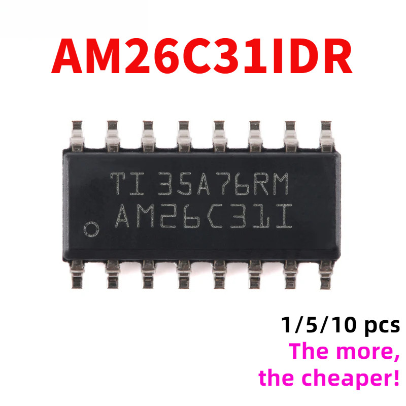 10 ชิ้น/2 ชิ้น AM26C31IDR AM26C31ID AM26 AM26C31 SOIC-16 Quad Differential Line Driver ชิป IC วงจรรว