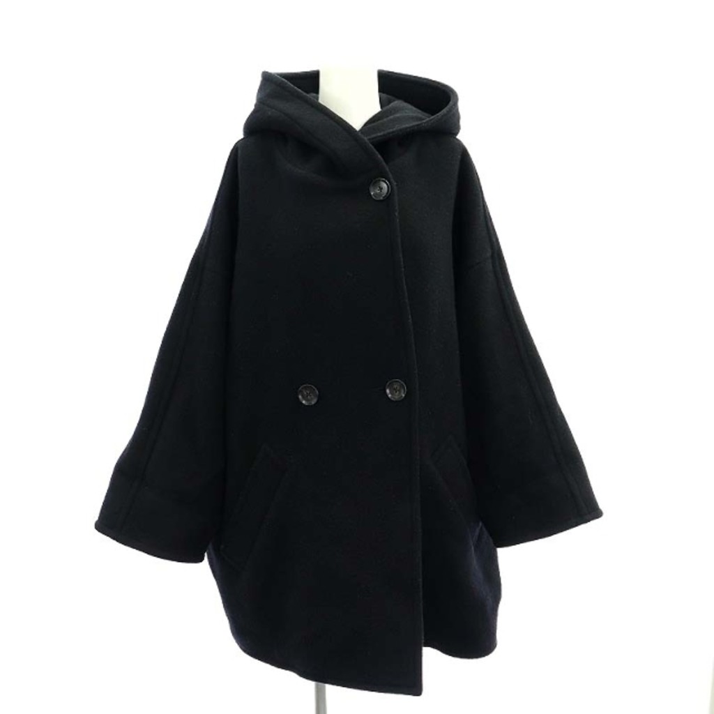 AP Studio Mossa Over Hoody Coat Outerwear 38 M Black Direct from Japan Secondhand  bb34664e67c4097ab