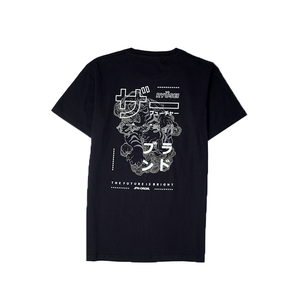 Ryusei Tshirt Men Bright Black