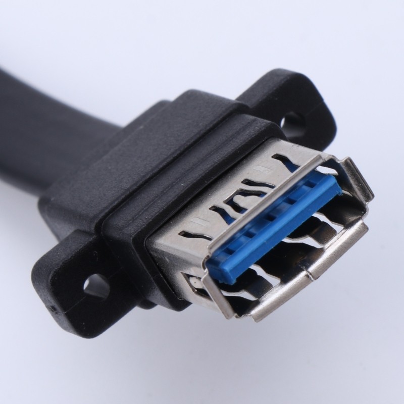 Utake USB Splitter Cable เมนบอร์ด 19Pin to 2 USB 3 0 Extension Cable Shielded Line