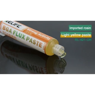 ฟลั๊คหลอด ยก วาง RL-422 (USA) ควันน้อยRELIFE-421-lm ปราศจากฮาโลเจน สําหรับบํารุงรักษาเครื่องมือบัดกรีความปลอดภัย