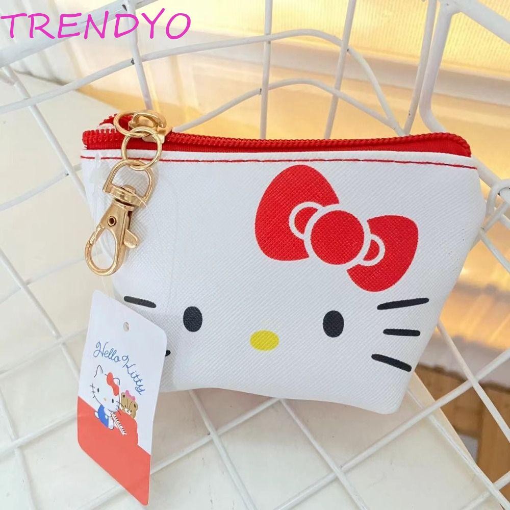 Trendyo Kuromi กระเป๋าใส่เหรียญ, Pu หนัง Pochacco Mini Storage Bag, แฟชั่น Cinnamoroll Melody Card Holder กระเป๋าสตางค์การ์ตูนหญิง