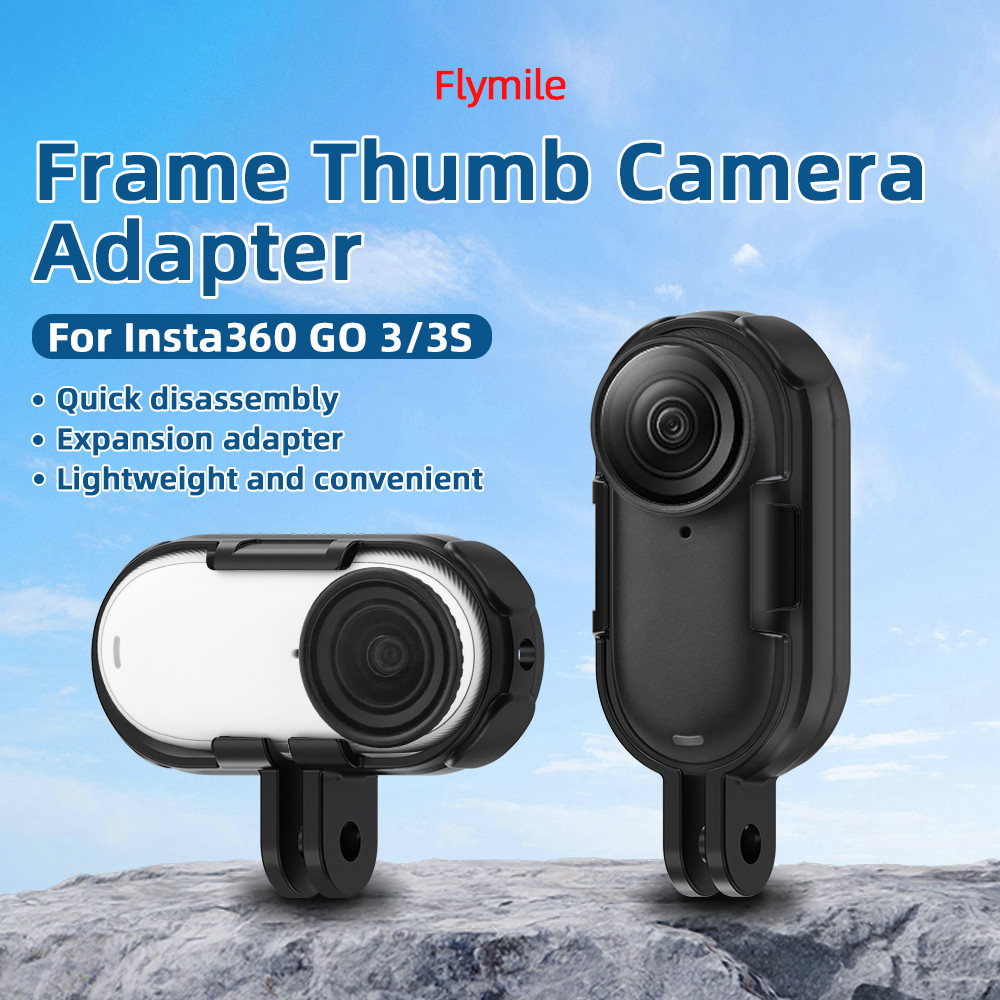 เหมาะสําหรับ Insta360 GO 3/3S กรอบป้องกันกล้องแอคชั่นแคมเมรา GO 3S แนวนอนยิงกรงกระต่ายเคสป้องกันอุปกรณ์เสริม