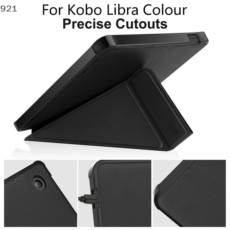 Nuanuaaa พับ E-Book Reader สําหรับ Kobo Libra เดิมสี Soft E-Reader Protector ขาตั้งเดสก์ท็อปรองรับ n