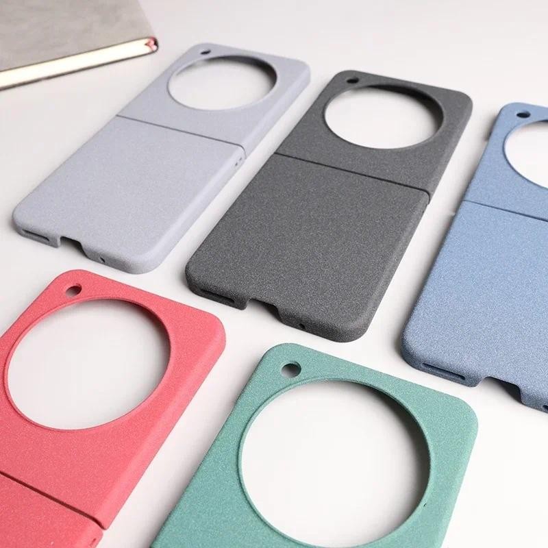 Matte Frosted Hard เคสโทรศัพท์สําหรับ ZTE Nubia Flip Ultra thin Sandstone ป้องกันปกหลังสําหรับ Nubia