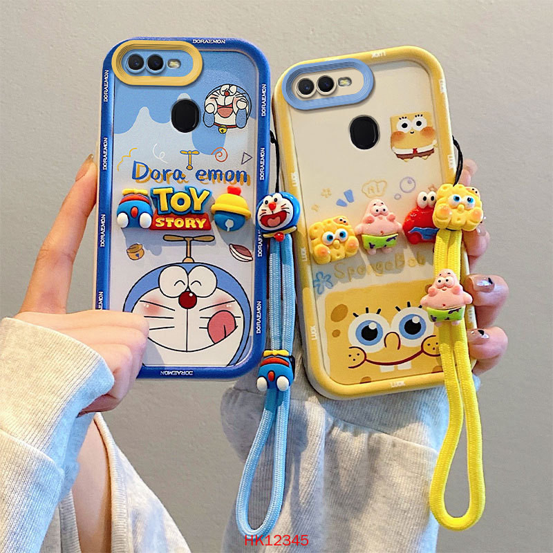 เคส oppo A5S oppo A12 oppo F9 oppo A7 การ์ตูนการ์ตูนตุ๊กตาของเล่น การ์ตูนTPUSoftซิลิโคนเคสโทรศัพท์PQG2