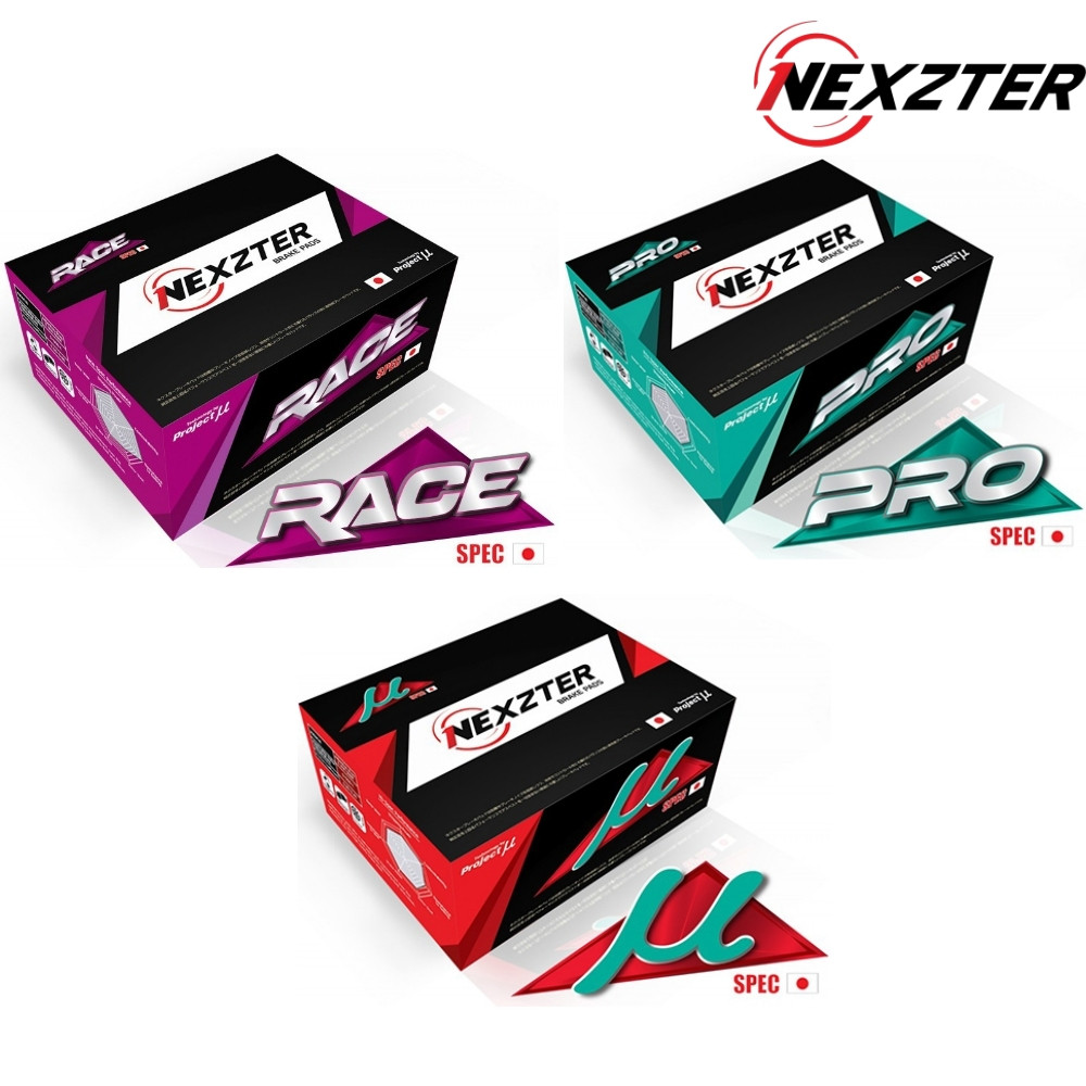 nexzter ผ้าเบรค คู่หน้า-หลัง ตรงรุ่น toyota fortuner 2,4 WD ปี 15-24 brake pad system คุณภาพจากสนามแข่งสู่รถคุณ