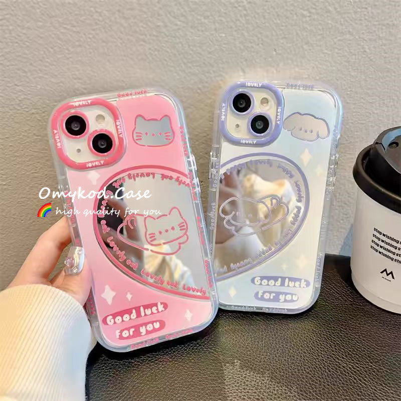 SAMSUNG สําหรับsamsung A35 A25 A15 A05 A03 A04s A12 A13 A14 A23 A24 A32 A34 M12 4G A51 A52 A52s A53 A54 A55 5G S23 S24 นุ่มกระจกรักเคสโทรศัพท์