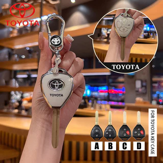 เคสกุญแจรถโตโยต้า Toyota vios/yaris/ Vitz/commuter/vigo/innova/fortuner ปลอกกุญแจรถ พวงกุญแจโตโยต้า