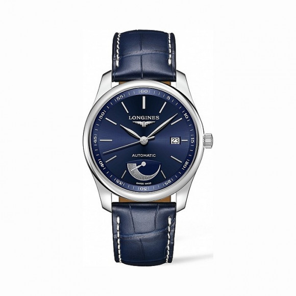 Longines Longines Longines Watch Master Series Moon Phase Calendar Belt นาฬิกาผู้ชายนาฬิกากลไก L2.90