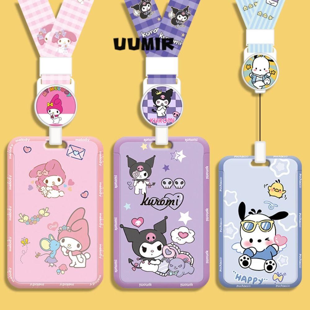 ที่ใส่บัตรประชาชน,ที่ใส่บัตรบาโคการ์ตูน,คุณภาพสูงพร้อมเชือกเส้นเล็กน่ารักผู้ถือบัตรธุรกิจ หน้าท้อง
