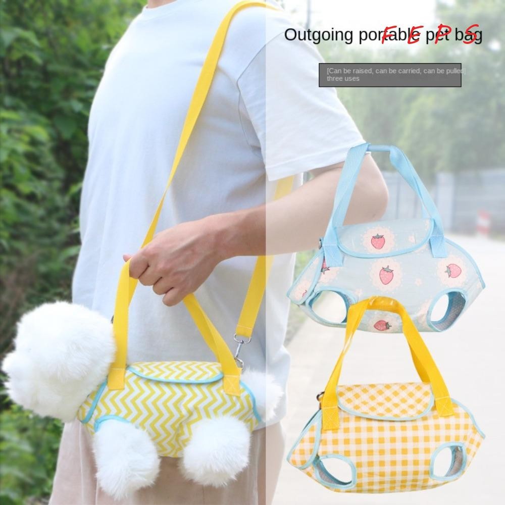 เฟปส์ กระเป๋าใส่สัตว์เลี้ยง,กระเป๋าสัตว์เลี้ยงกันกระแทกระบายอากาศ,แบบพกพามัลติฟังก์ชั่ป้องกันรอยขีดข่วนแมวสุนัขกระเป๋าเป้สะพายหลังสุนัขขนาดเล็กแม