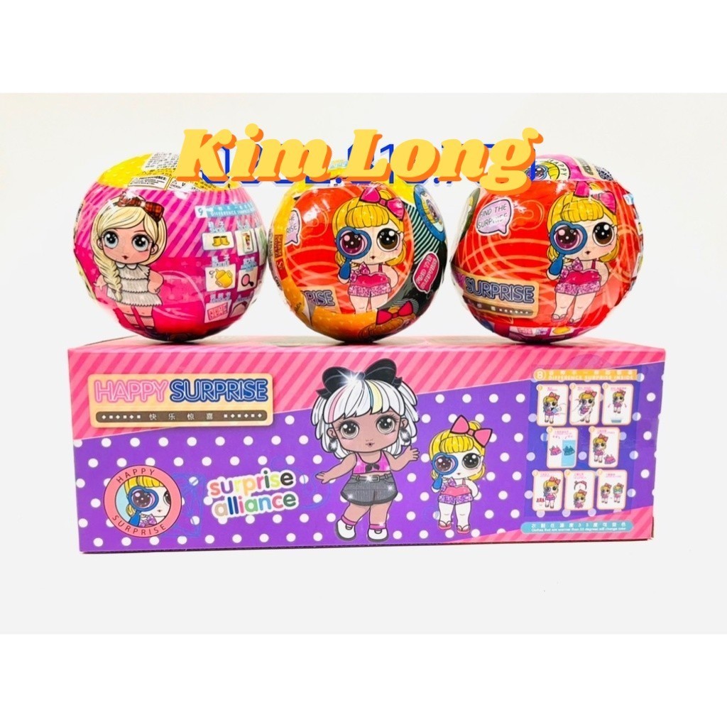 LOL SURPRISES Sparkling Doll SURPRISE Egg Toy Box Figure - HAPPY SURPRISE