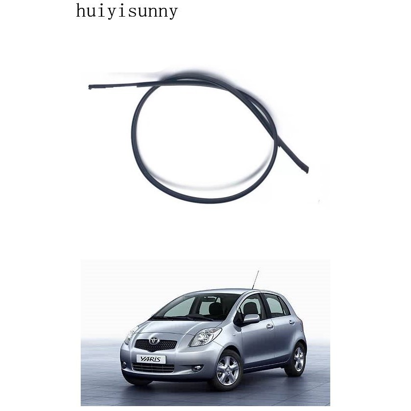 Hys แถบซีลหลังคารถ แถบยางหลังคารถสําหรับ TOYOTA YARIS VITZ Hatchback(2006 2007 2008 2009 2010 2011 2102 2013)NCP90 ZSP91 หลังคาหยดเสร็จสิ้น Moulding
