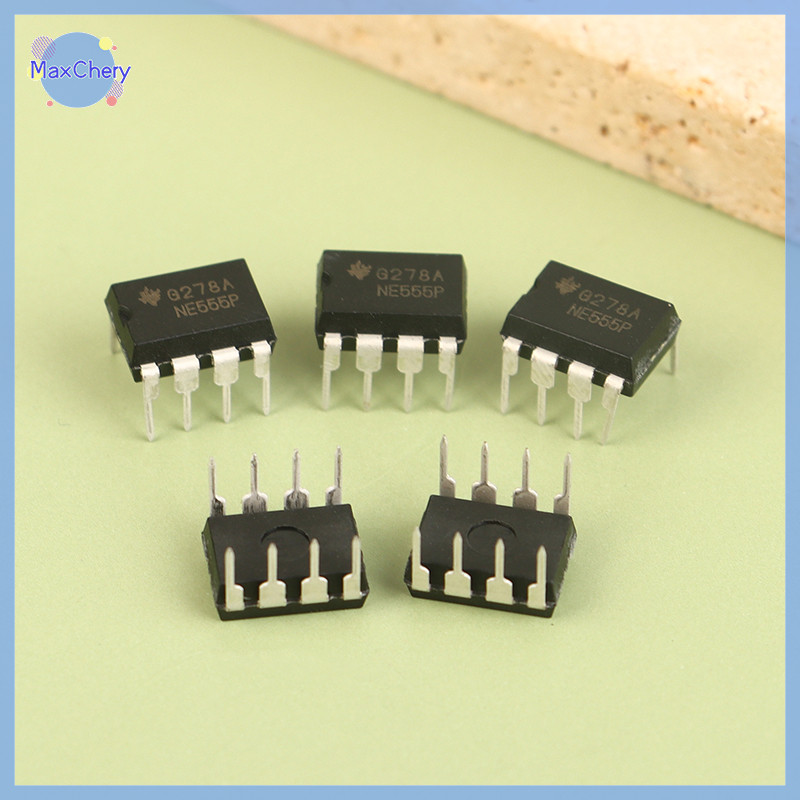 Mchy> 20 ชิ้น NE555 NE555P แบบบูรณาการ IC ปลั๊กโดยตรง DIP-8P ฐานชิปวงจรส่วนประกอบอิเล็กทรอนิกส์ใหม่