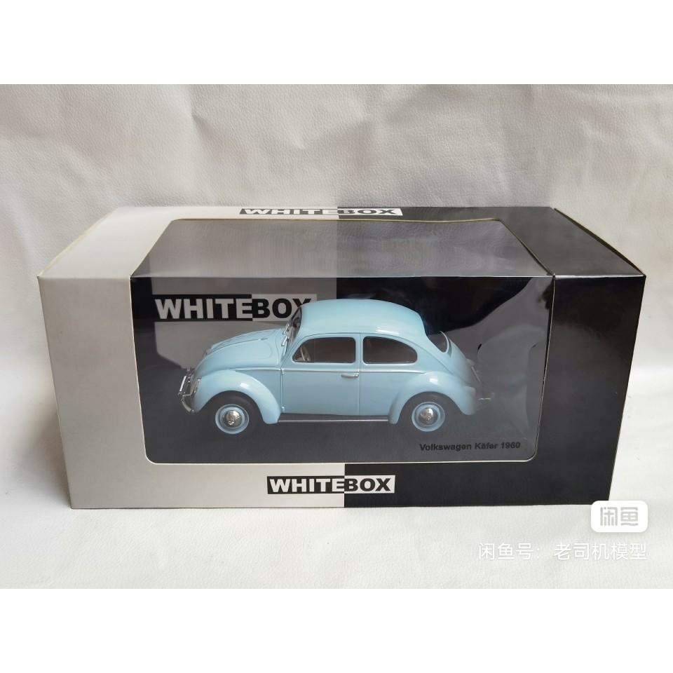 WHITEBOX 1/24 VW Kafer 1960 Volkswagen Beetle Car Model Alloy Out of Print Car Model-