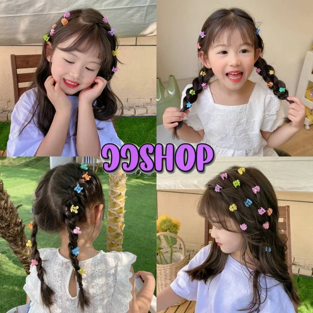 JJ Shop​💜​พร้อมส่ง กิ๊บสำหรับเด็ก ตัวเล็กคละสีคละลายคาวาอี้ จำนวนละ1ชิ้น "TM-4"