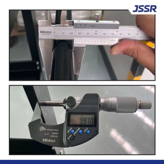 JSSR รถเข็นเครื่องมือช่าง 3 ชั้น โครงเหล็กหนา 0.9 mm ล้อใหญ่ 3 นิ้ว รับน้ำหนัก 200kg พ่นสี Powder Coating กันสนิม