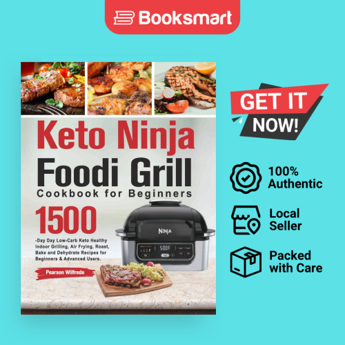 Keto Ninja Foodi Grill Cookbook สําหรับผู้เริ่มต้น - ปกอ่อน - อังกฤษ - 9781803801674