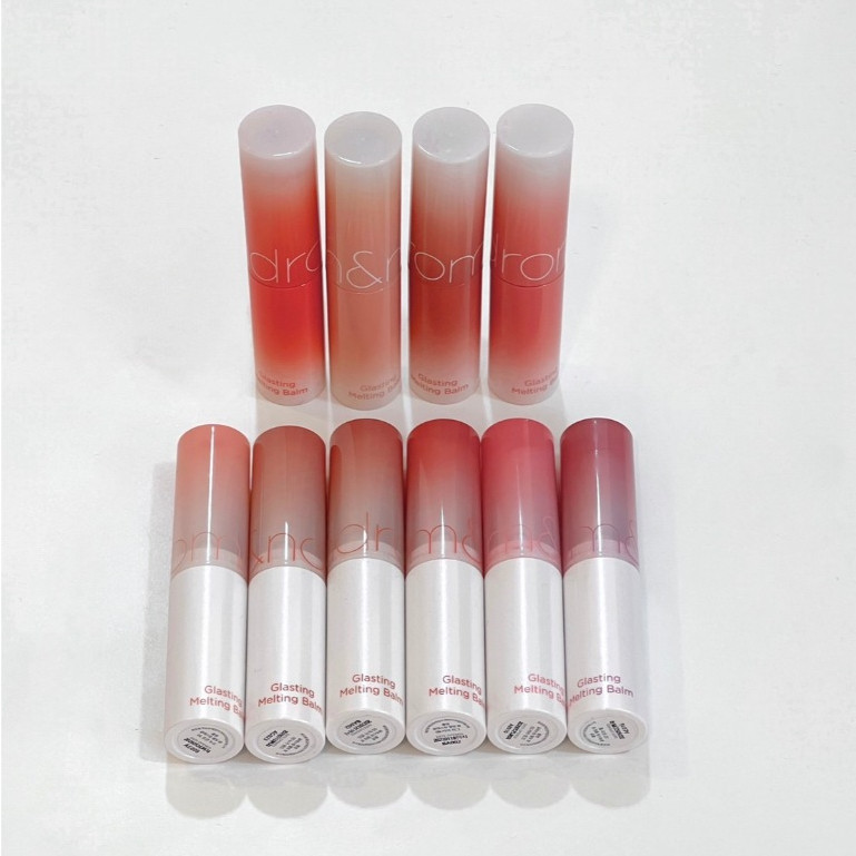 พร้อมส่ง ถูกที่สุด ของแท้ 6 สีใหม่ล่าสุดเข้าไทยแล้ว ! Rom&nd Glasting Melting Balm ลิปบาล์ม ลิปทินต์ บำรุงปาก Romand