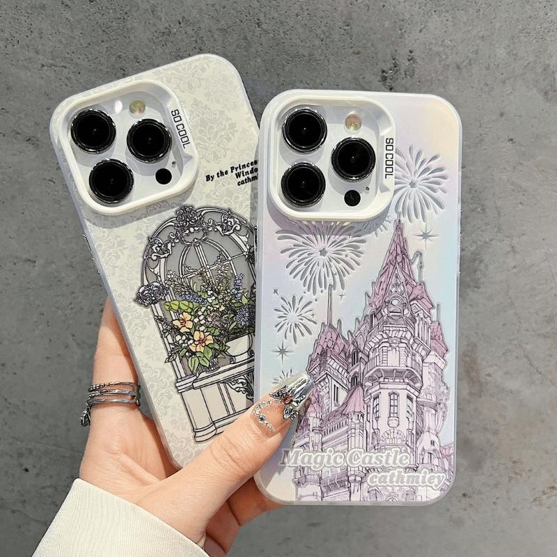 Manga Castle Fireworks Phone Case 11 12 13 14 15 16 Promax Plus Pro
