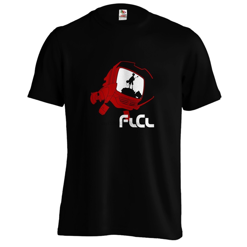 เสื้อยืดสไตล์anime FLCL Lord Canti Fooly Cooly สำหรับทั้งสองเพศ ใหม่แฟชั่น ไซส์ใหญ่
