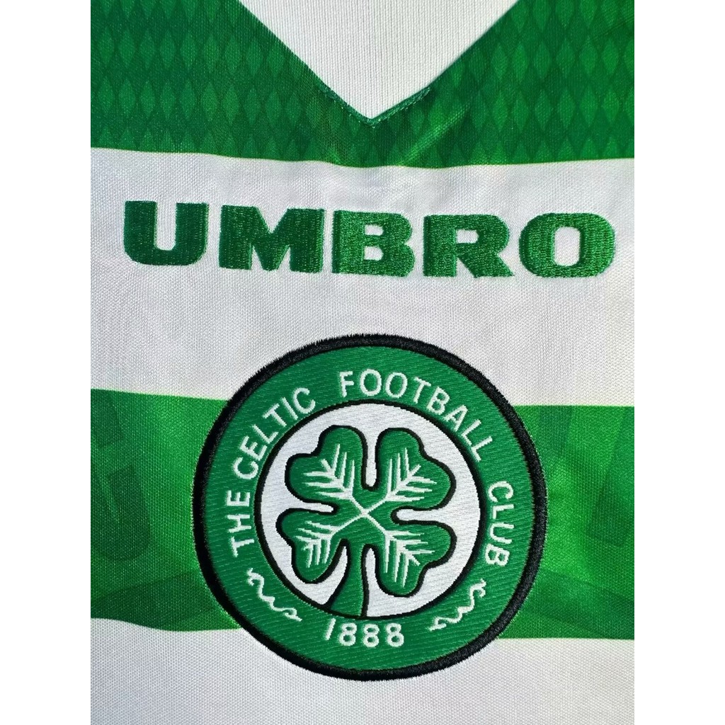 1997-99 เซลติกส์ บ้านฟุตบอลย้อนยุคกีฬาด้านบนเสื้อยืดแขนสั้น