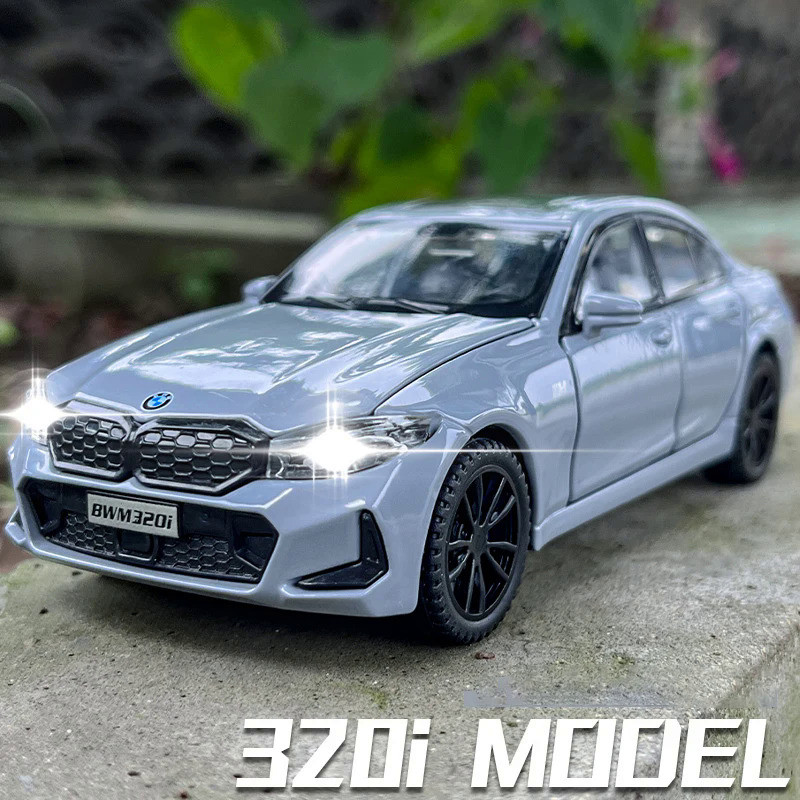 1:32 BMW 320i THE 3 G20 2023 Alloy Model Car Toy Diecasts Casting Sound and Light Car Toys For Child