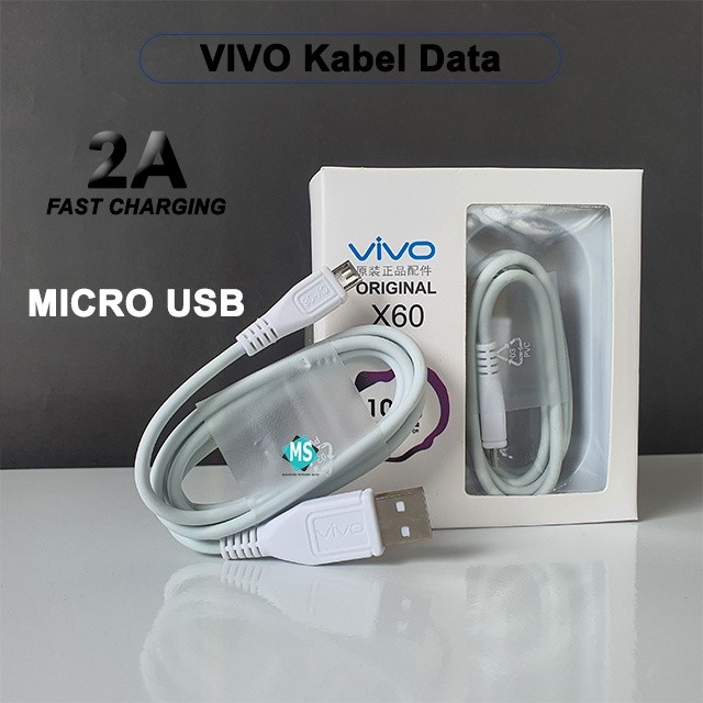 100% Original Vivo Data Cable 2A Fast Charging Vivo Data CABLE V9 V7 V7+ V5 V5lite Y83 Y71 Y53 Y55