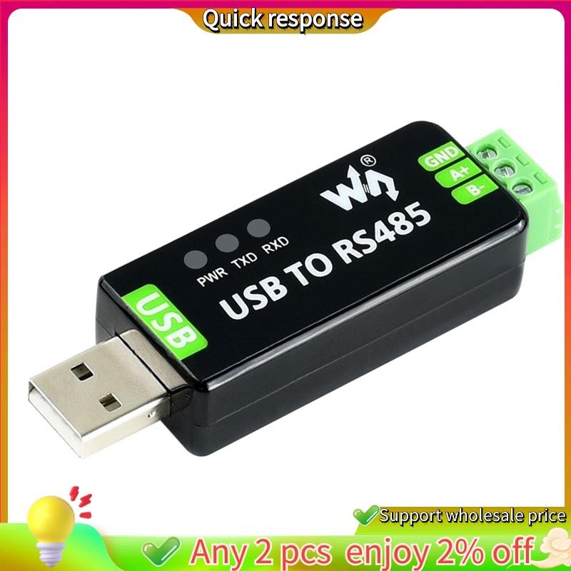 ในสต็อก-waveshare Industrial USB to RS485 Converter พร้อมภายใน FT232RL ดั้งเดิม