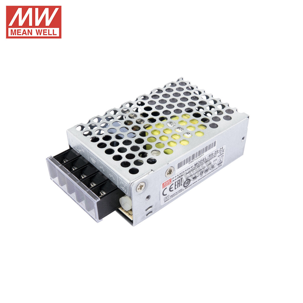 RS-25-24 | MEAN WELL 25W 24V 1.1A Switching Power Supply