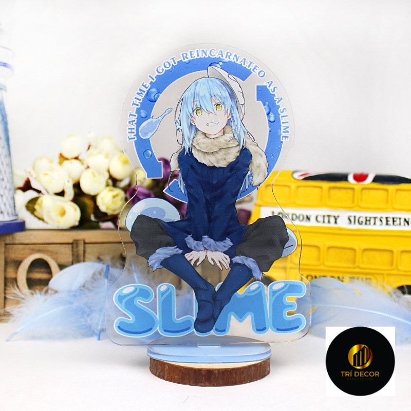 โมเดลกลับชาติมาเกิดเป็น Slime Standee Tensei Shitara Slime Datta Ken Rimuru chibi อะนิเมะ