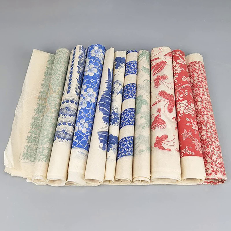 1PC Pottery Underglaze Decal Paper Flower Color Transfer Paper Polymer Clay DIY High Temperature Cer