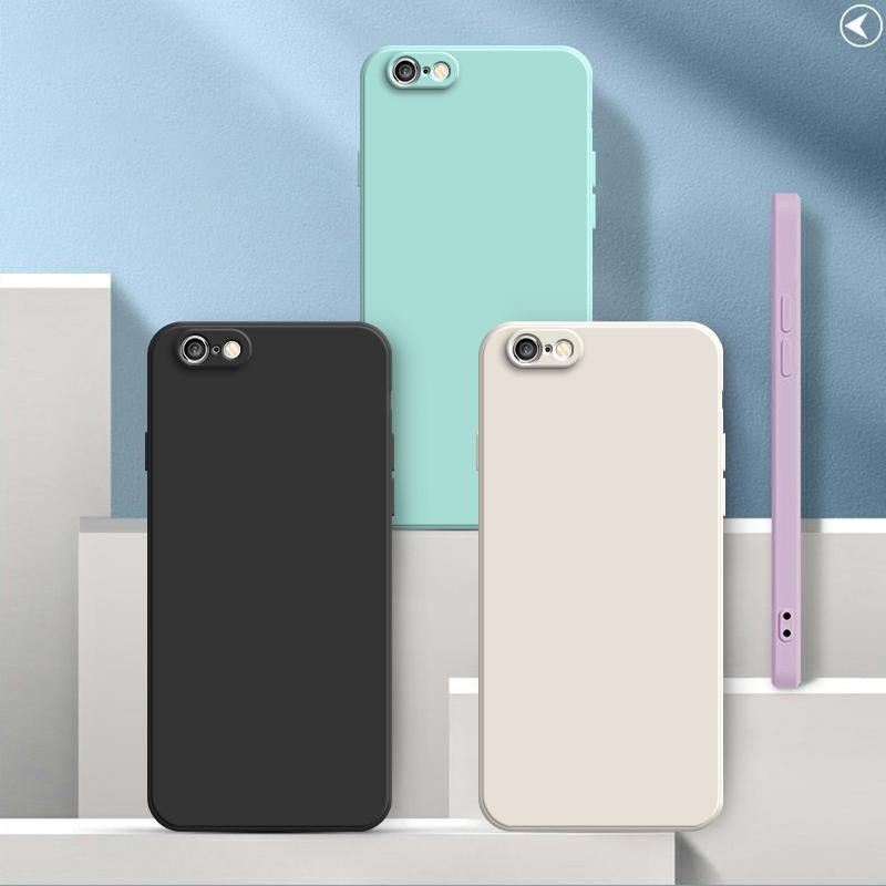 เคส iPhone 7 / 8 / SE 2020 / SE 2022 ,สีทึบ ไอโฟน 8 เคสป้องกันซิลิโคนป้องกันการตกสีธรรมดาเรียบง่าย ย
