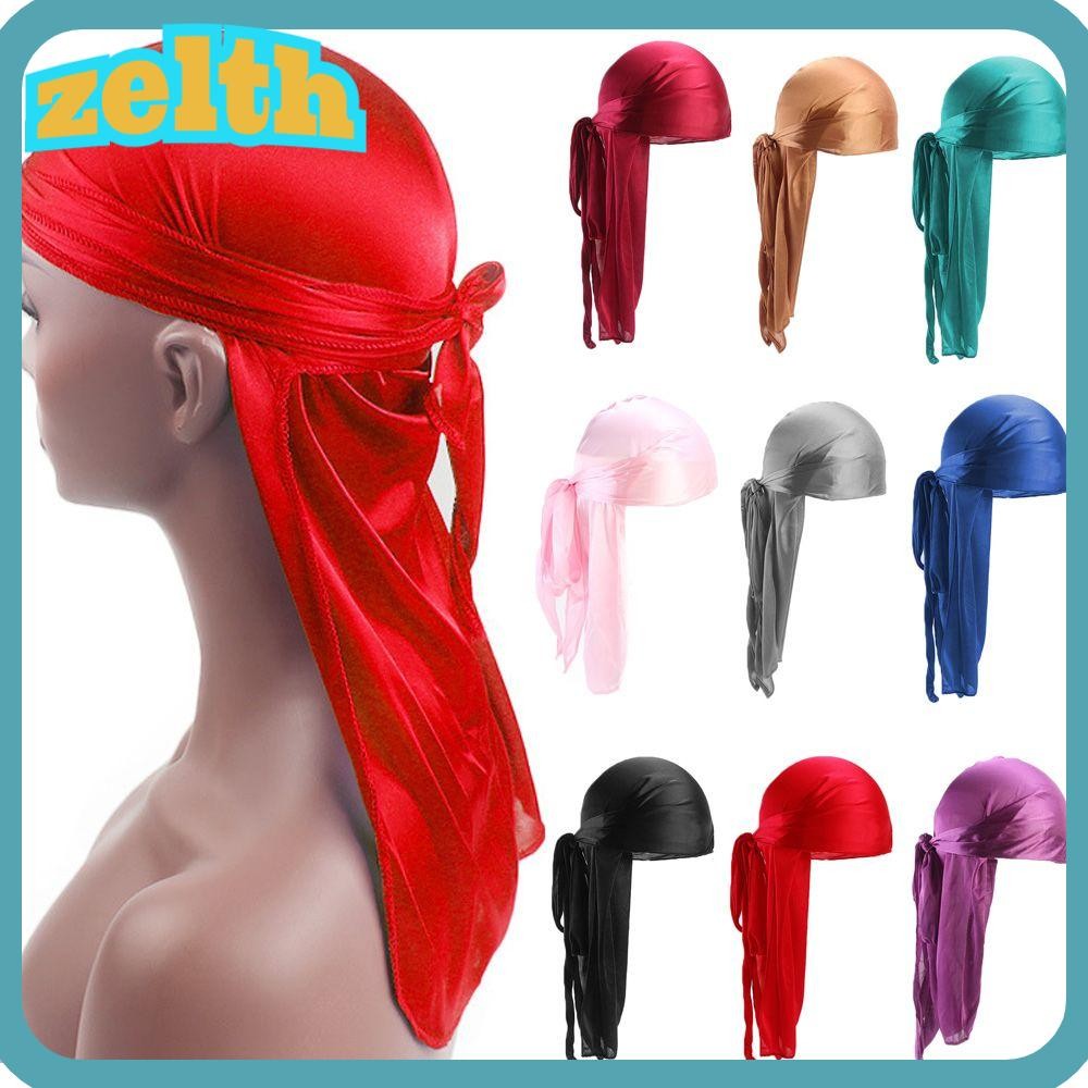 Zelth Bandana Headwrap Chemo Cap Adjustable Cancer Head Scarf Fashion Pirate Hat