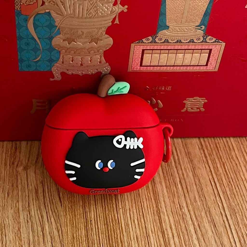 สําหรับ AirPods 4 ใหม่ซิลิโคนอ่อนนุ่มหูฟังป้องกันกรณี creative Apple Cat เข้ากันได้กับ AirPods 3 pro/pro 2 1/2 หูฟังไร้สายบลูทูธกรณี