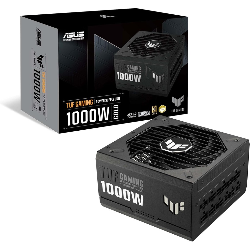 PSU ASUS TUF GAMING 1000G (80+ GOLD) 1000 POWER SUPPLY 1000w - BLACK