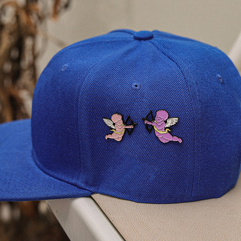 การ์ตูนแองเจิลเด็กเบสบอลกอล์ฟหมวก Pin New Era เข็มกลัดหมวกคลิป Pins Badges หมวกเครื่องประดับของขวัญสําหรับเพื่อน - รูปที่ 7