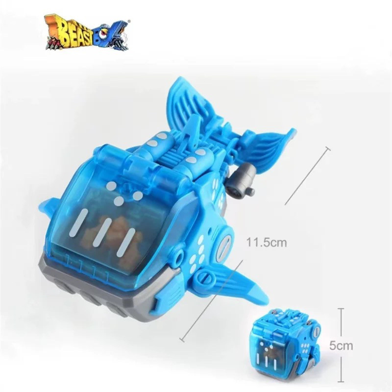 52TOYS Beast Box Series Whale Chiron Whale Shark Animal Deformation Figure Model