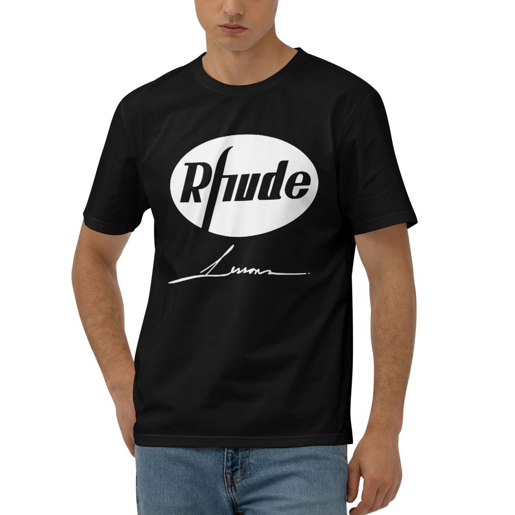 Rhude เสื้อยืดแขนสั้นแบบกําหนดเองคุณภาพสูง