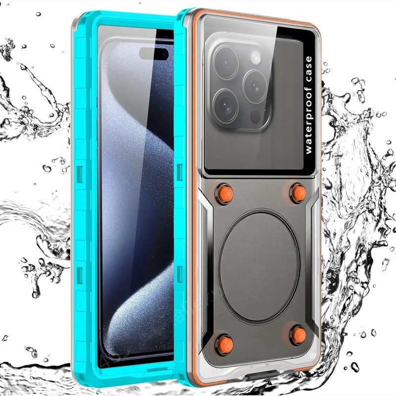 Ip68 Universal โทรศัพท์มือถือกันน้ํา 6.9 นิ้วหน้าจอสัมผัสใต้น้ํากันฝุ่น Dropproof ดําน้ํา,ว่ายน้ํา,Surfing กระเป๋า