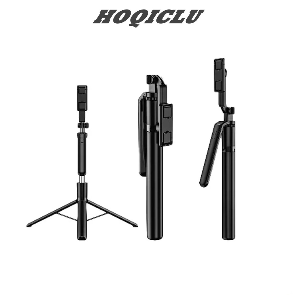 HOQICLU R16 ขาตั้งเซลฟี่ พร้อมรีโมทบลูทูธ รุ่นฮิต ปรับได้สูงสุด 1.7M วัสดุแข็งแรง พกพาง่าย