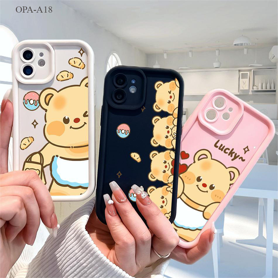 เคส For OPPO A18 A17 A38 A31 A15 A16 A3S A58 A54 A94 A57 A7 A5S A12 A9 A16K A78 A74 A76 Reno 10 5 Pro 4G 5G 2020 JGS