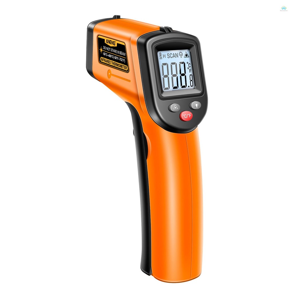 Yb1 เทอร์โมมิเตอร์อุตสาหกรรม ANENG ANENG TH201 -50℃～400℃ /-58℉～752℉ เครื่องวัดอุณหภูมิอินฟราเรดแบบไม่สัมผัสเครื่องวัดอุณหภูมิ IR เครื่องวัดอุณหภูมิแบบดิจิตอลแบบใช้มือถือเครื่องวัดอุณหภูมิอุตสาหกรรมสําหรับ Kitc