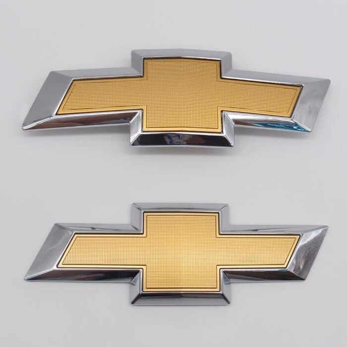 สําหรับ Aveo 2010-2014 ปี Chevrolet Chevy โลโก้ด้านหน้าสัญลักษณ์ด้านหลังด้านหลังป้ายด้านหลังอุปกรณ์เสริมทดแทนสีเหลือง ราคา ถูกที่สุด ดีลบีเคเค
