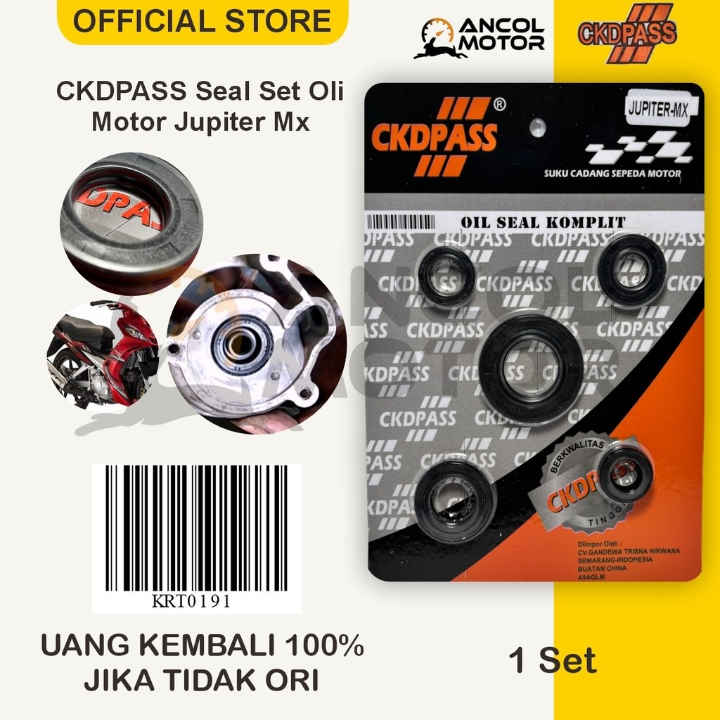 CKDPASS Seal Sil Complete Oil Set Jupiter Mx Complete Package สําหรับรถจักรยานยนต์ Yamaha