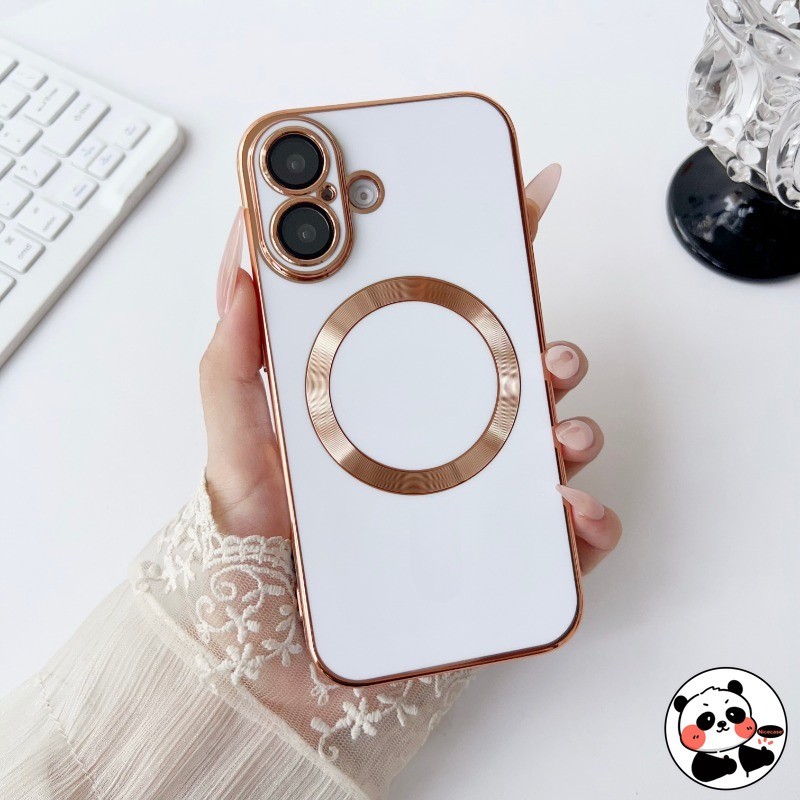 หรูหราแม่เหล็กเคสโทรศัพท์สําหรับRealme 12 Plus 12 Lite 11 11X 10 Pro Plus 10S 10T 9i 5G 4G 9 4G 5G 8 4G 5G 8 Pro 8s 7 5Gชุบฝาครอบชาร์จไร้สายSoft Glossyปลอก