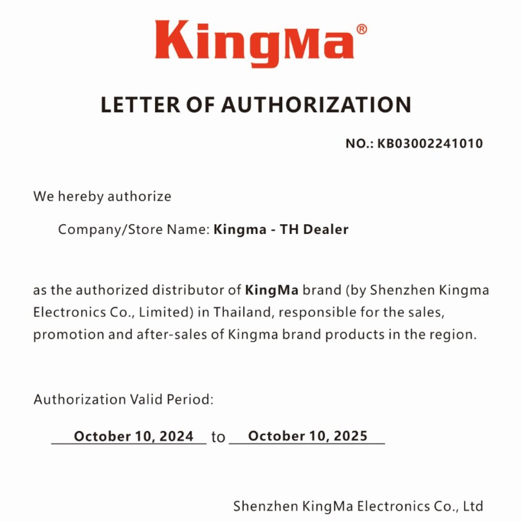 Kingma Sony NP-FG1 / NP-BG1 แบตเตอรี่ แท่นชาร์จ (ประกันศูนย์ 1 ปี)